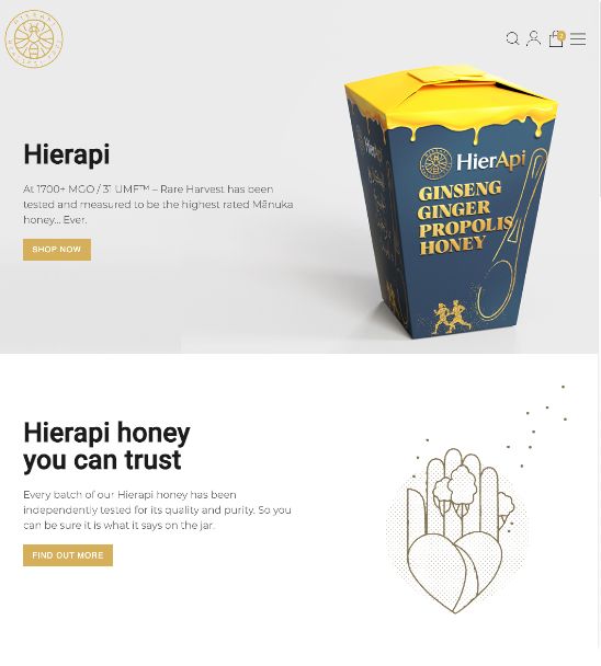 Hierapi, an e-commerce app